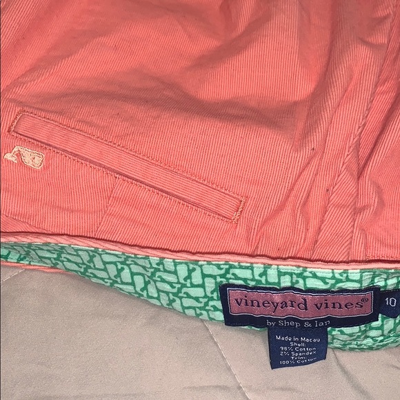 Vineyard vines orange/peach corduroy pants - Picture 4 of 5